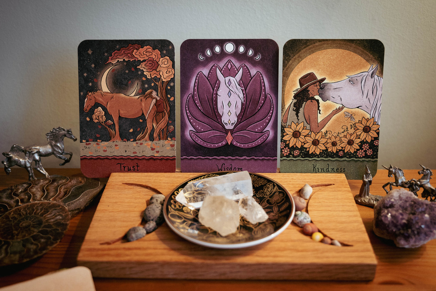 Awakening With Equines Oracle Deck