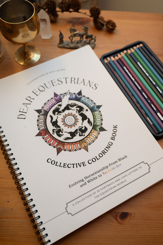 Collective Coloring Book: Dear Equestrians