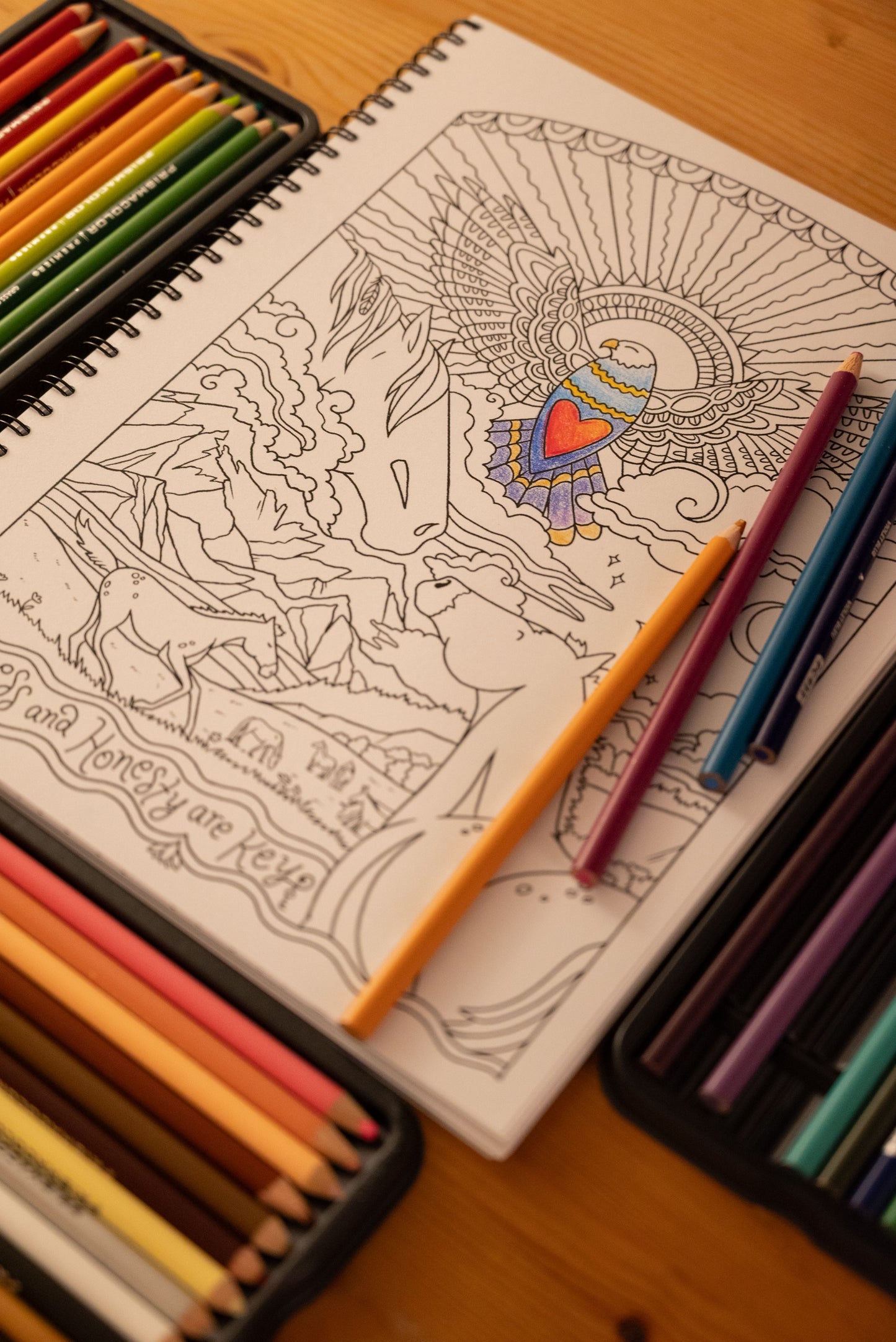 Collective Coloring Book: Dear Equestrians