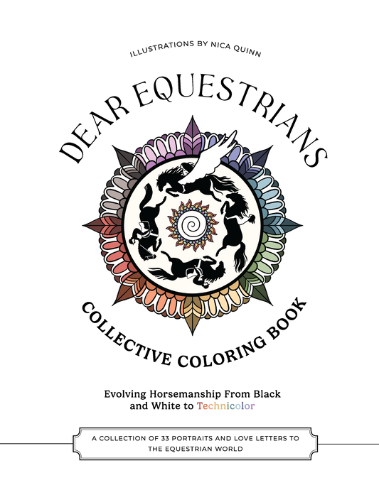 Dear Equestrians Collective Coloring Book [PRE-ORDER]