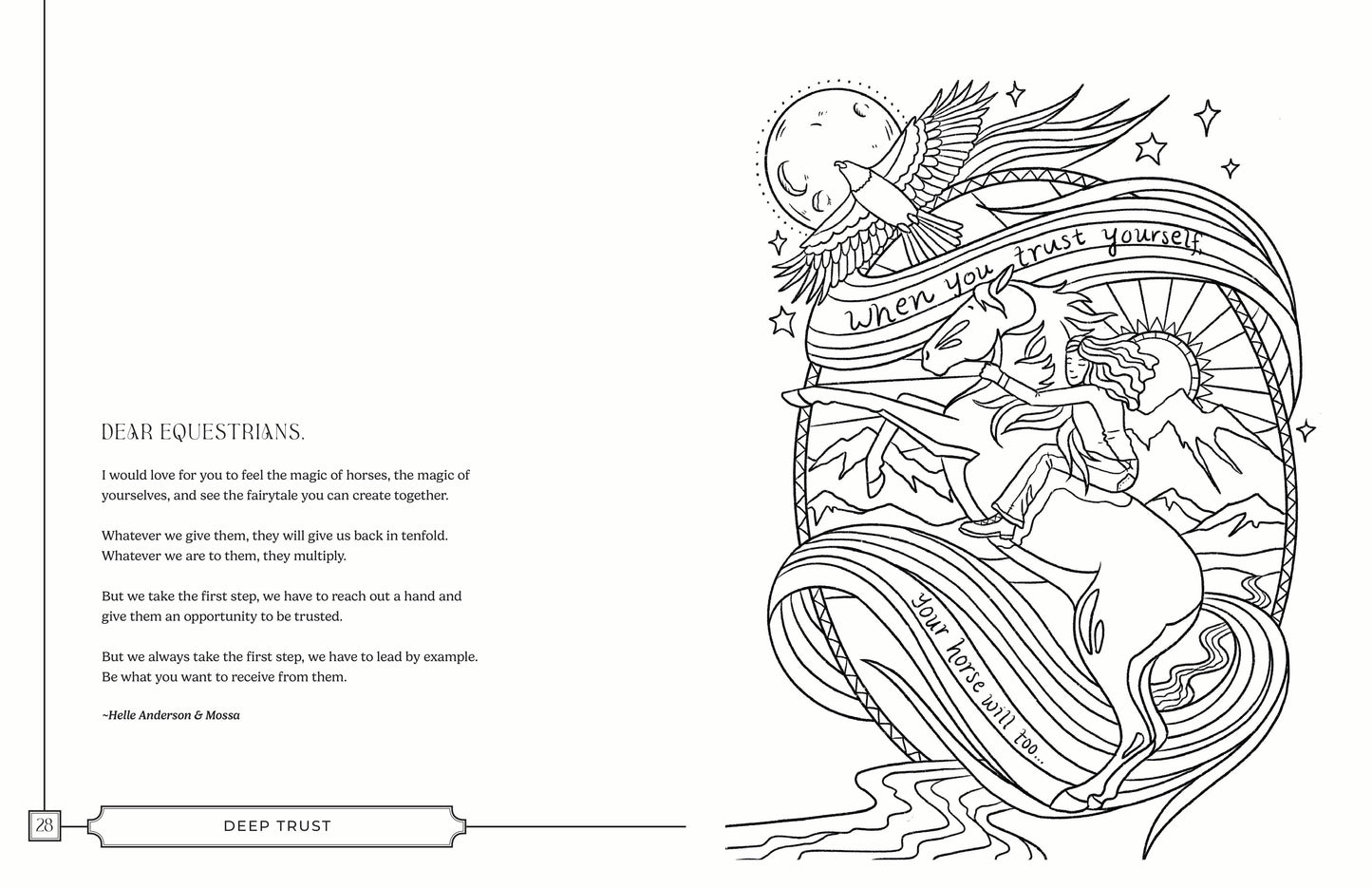 Dear Equestrians Collective Coloring Book [PRE-ORDER]