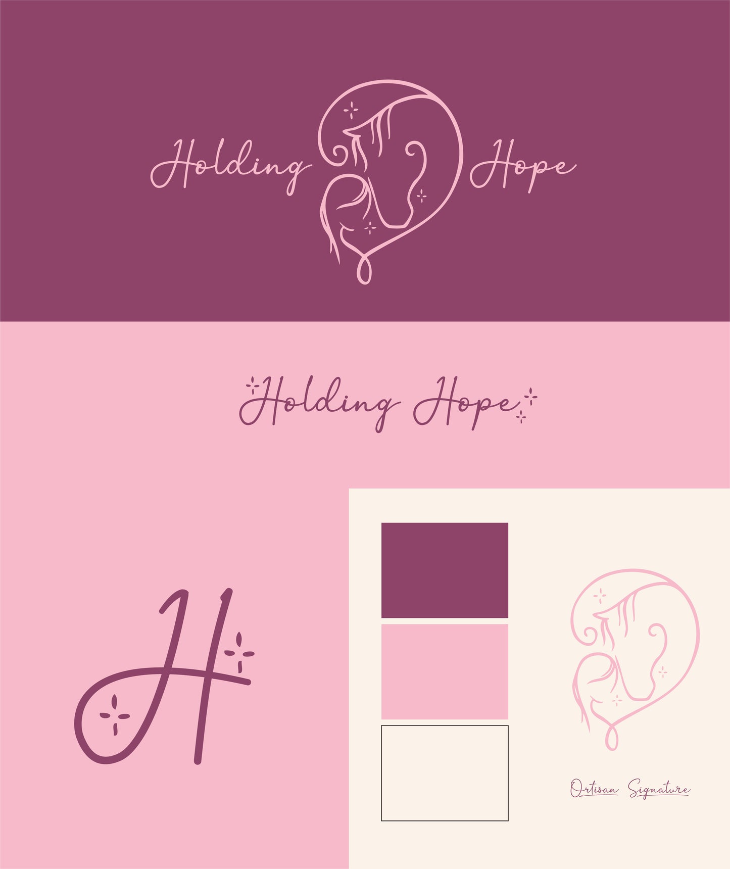 Pre-Designed Logo: Holding Hope