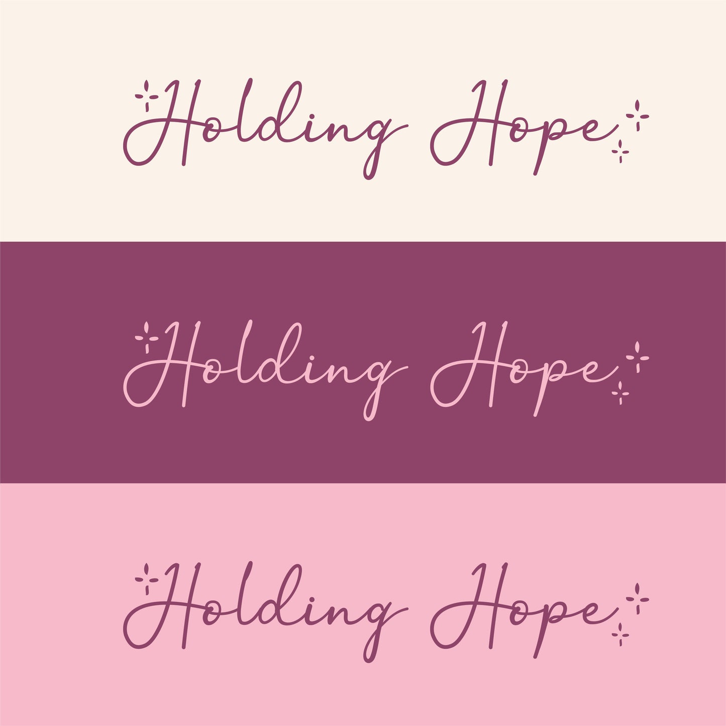 Pre-Designed Logo: Holding Hope