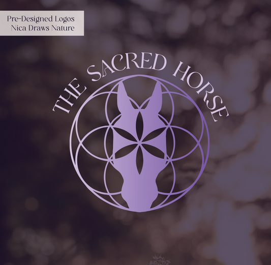 THE SACRED HORSE LOGO