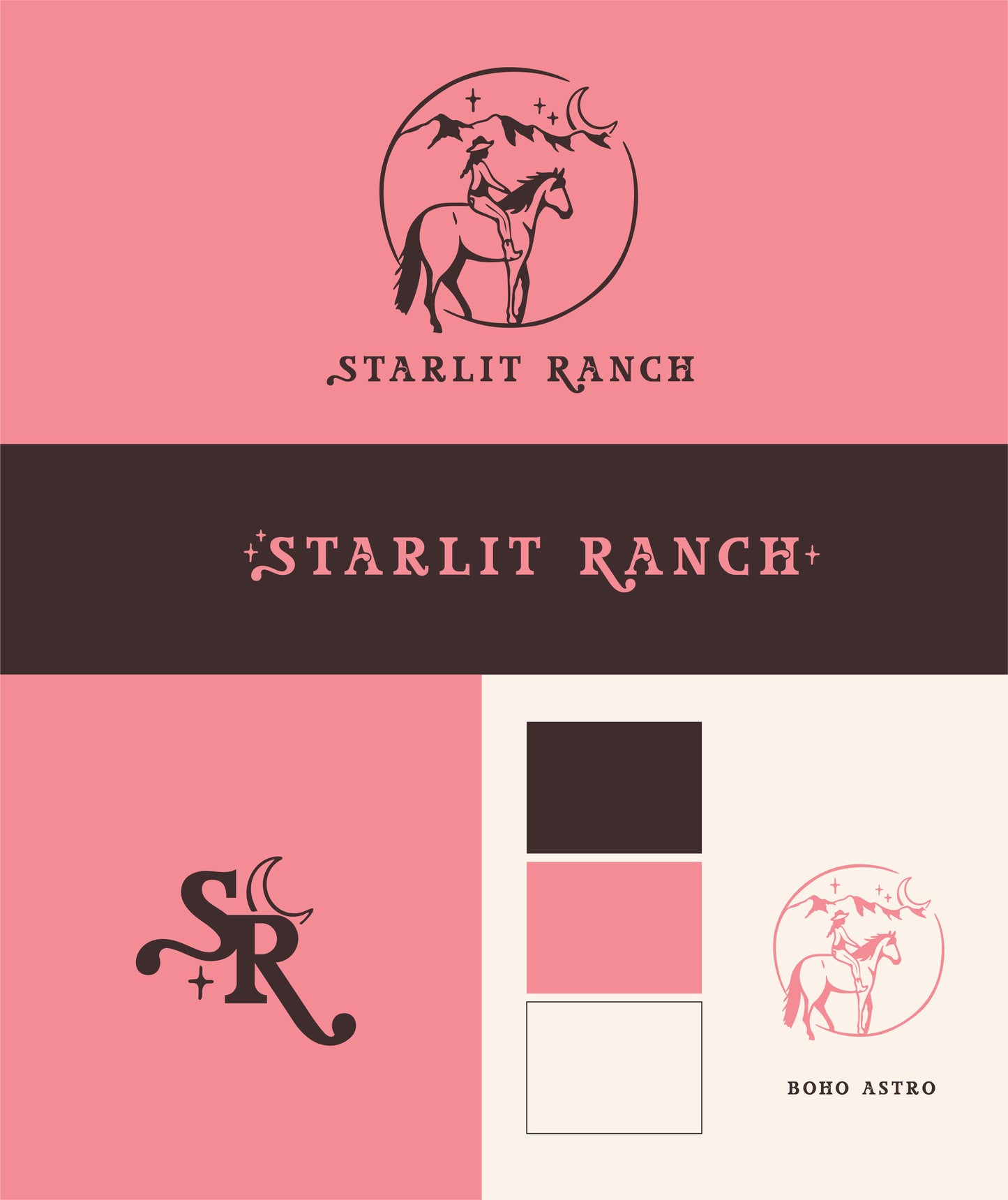 Pre-Designed Logo: Starlit Ranch