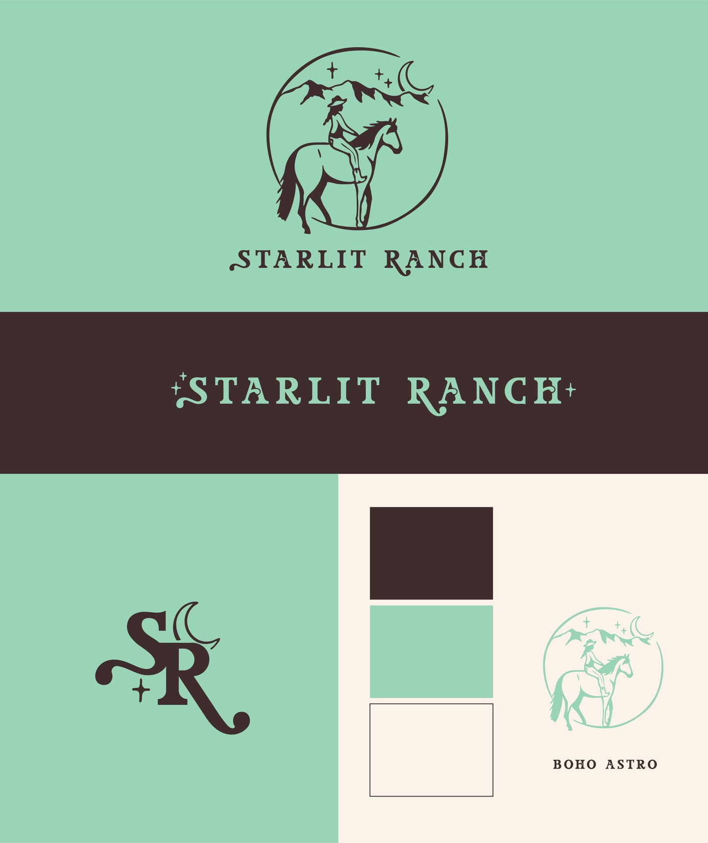 Pre-Designed Logo: Starlit Ranch