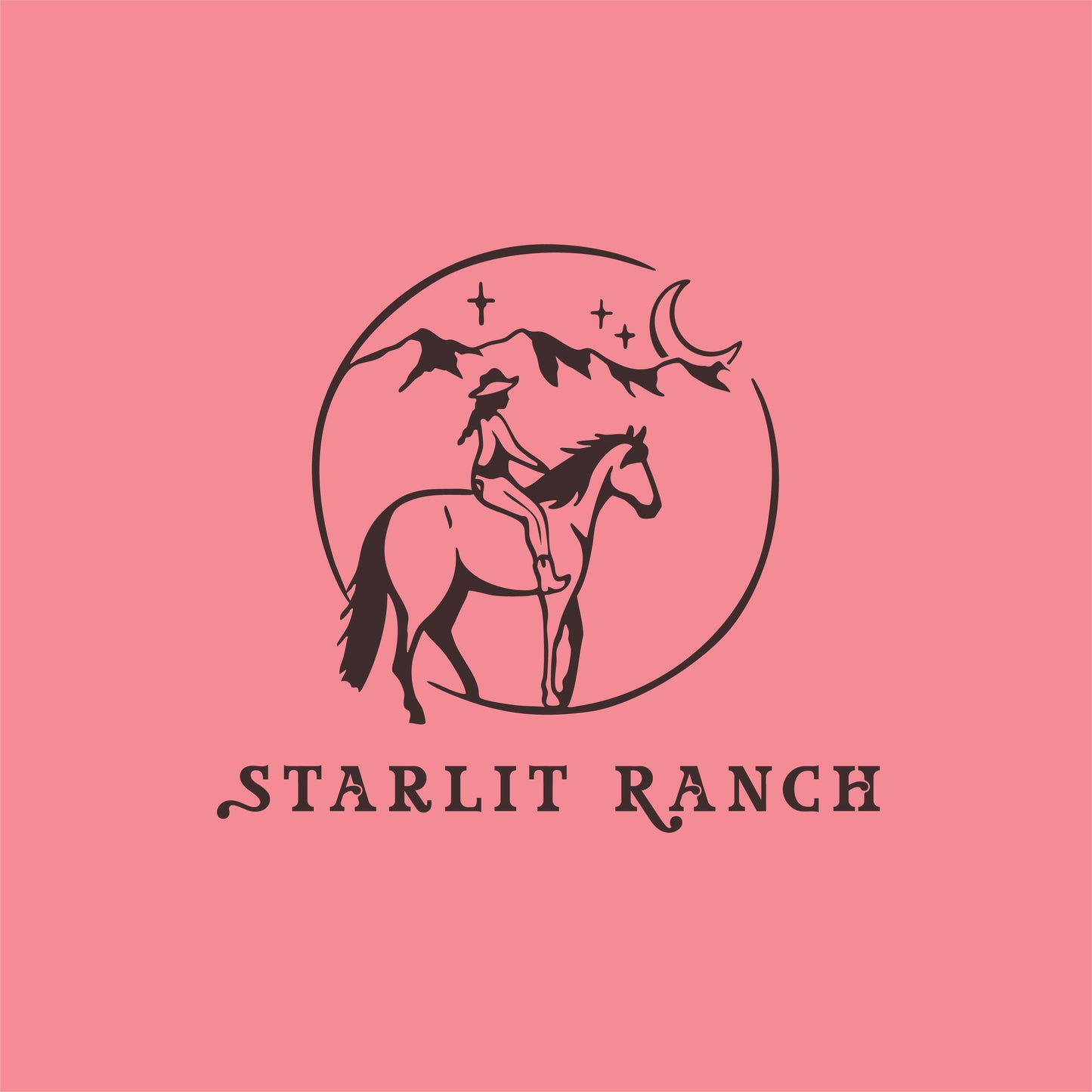 Pre-Designed Logo: Starlit Ranch