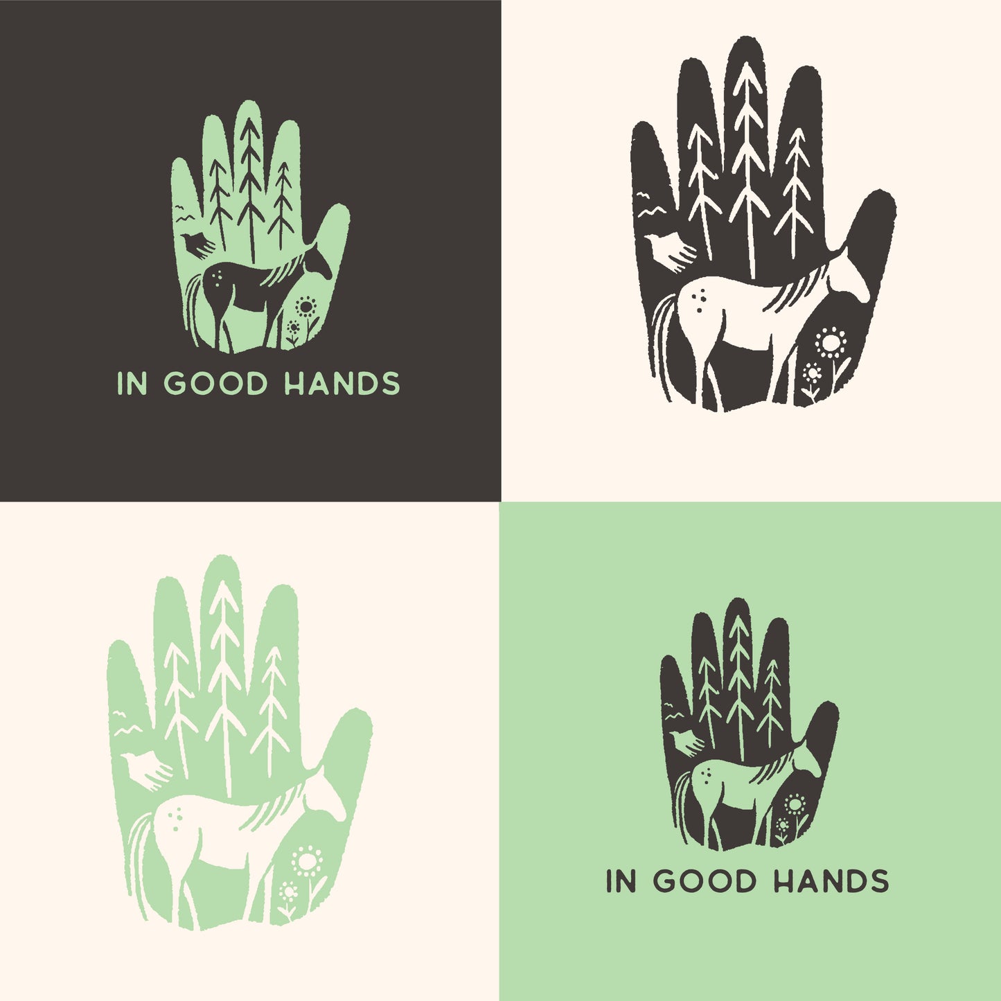 Pre-Designed Logo: In Good Hands