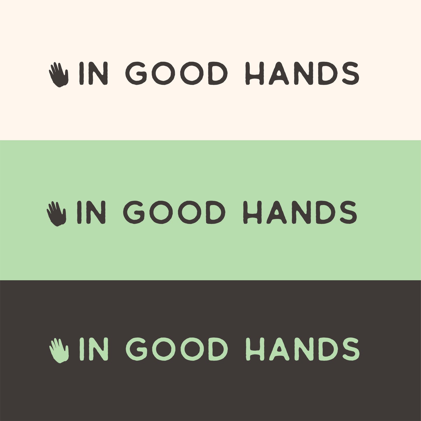 Pre-Designed Logo: In Good Hands