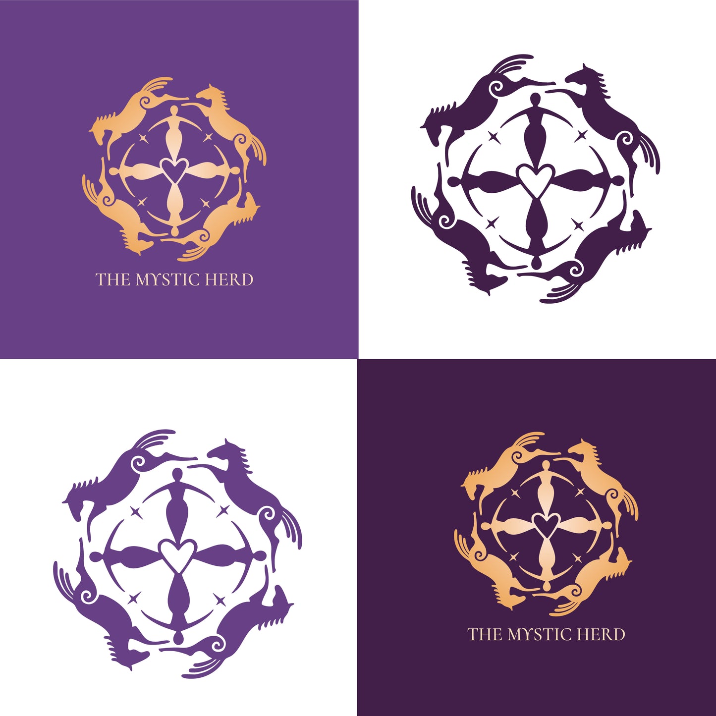 Pre-Designed Logo: The Mystic Herd