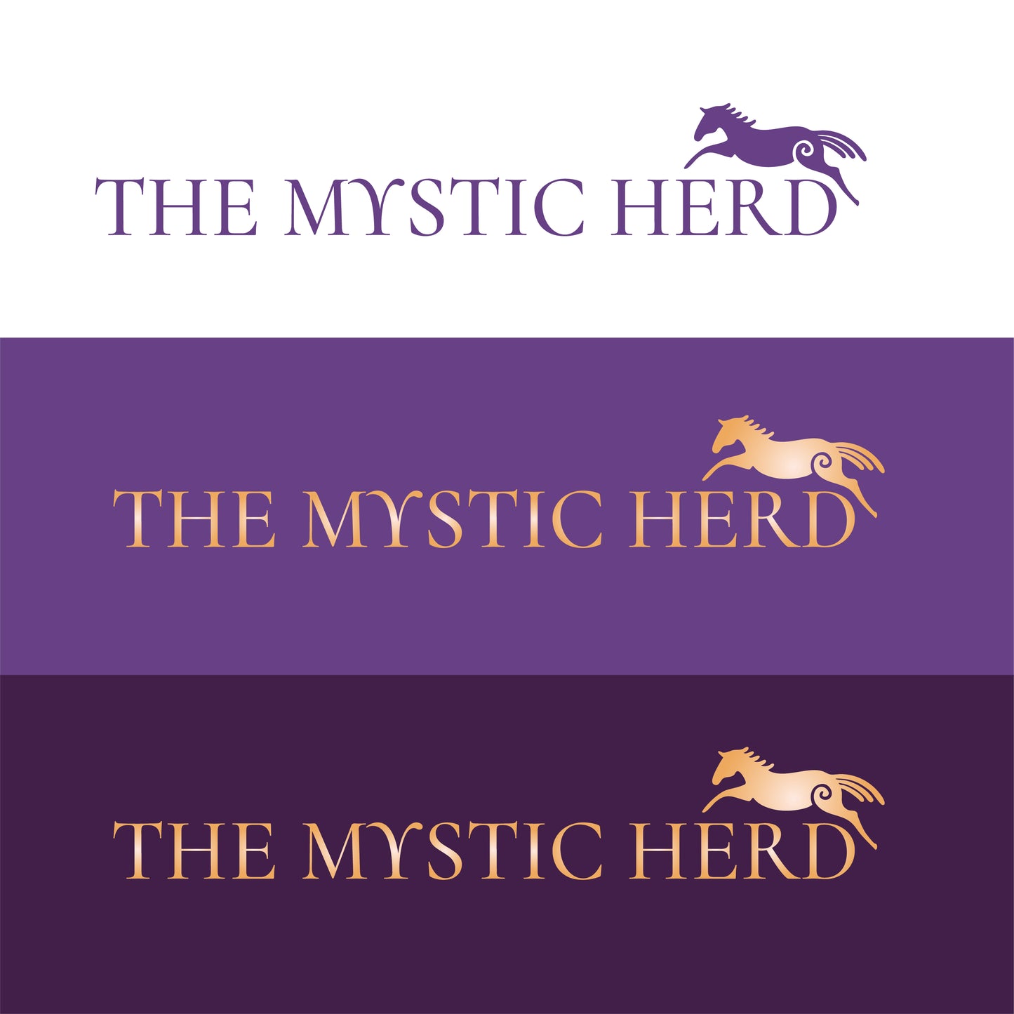 Pre-Designed Logo: The Mystic Herd