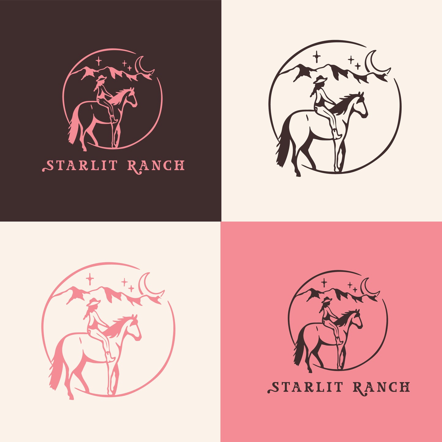 Pre-Designed Logo: Starlit Ranch